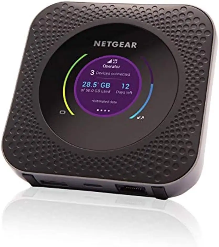NETGEAR Nighthawk M1 4G LTE WiFi (MR1100-100NAS) – Up to 1Gbps Speed, Connects Up to 20 Devices - 51Pdj9iewL._AC_SL1280_